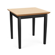 Lesro Lenox Steel End Table, Natural Maple LS0620